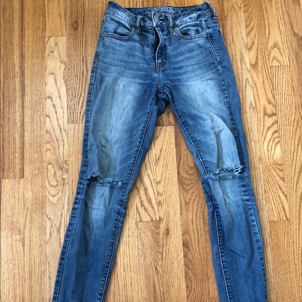 ae ripped skinny jean